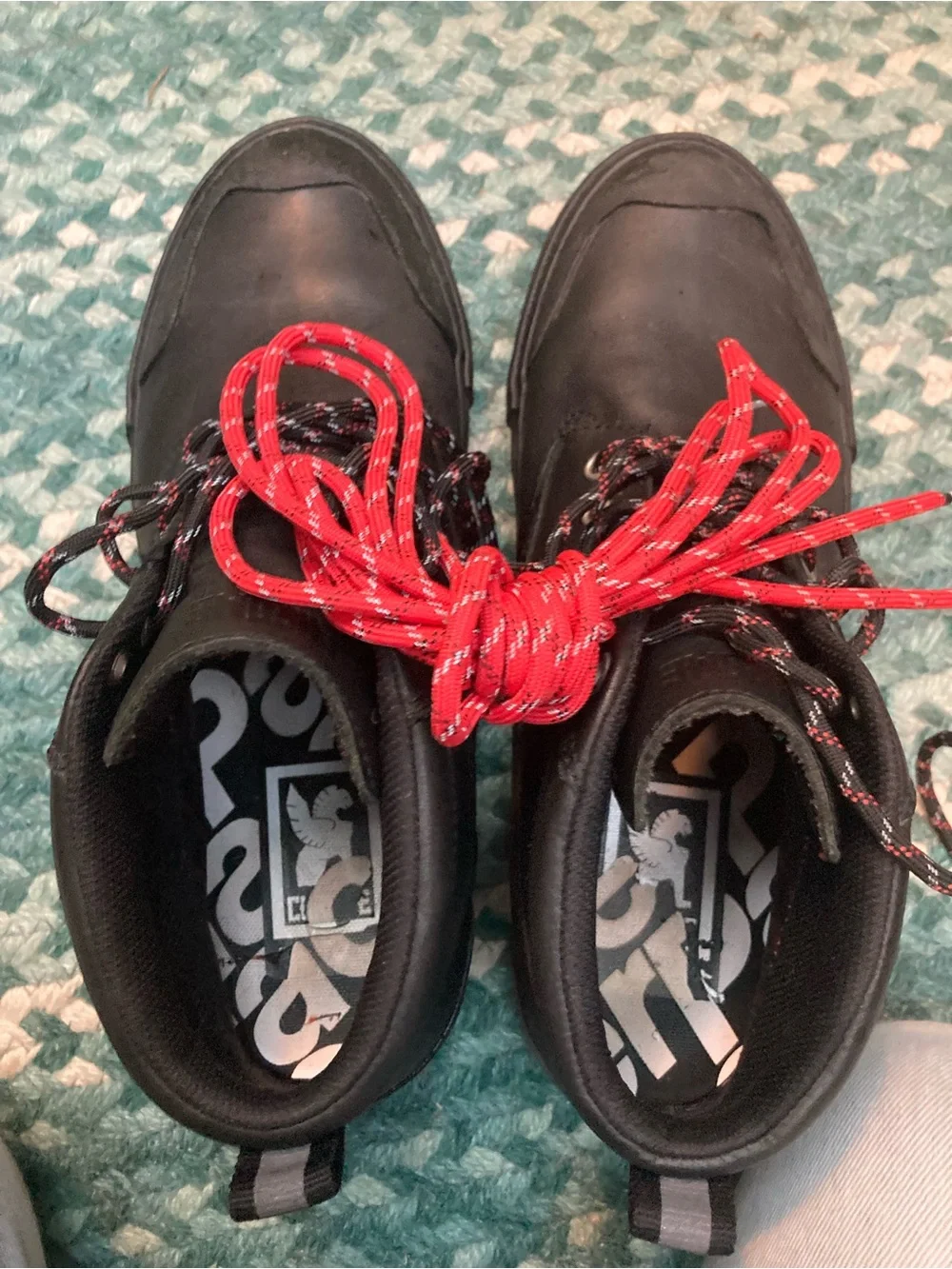 Black Men's Waterproof Lace-Up Rain & Snow Boots